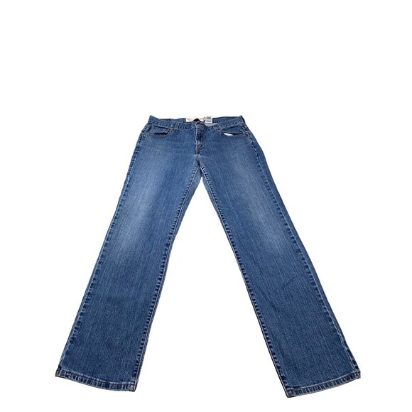 Levi's Pants - Levis Womens 505 NOUVEAU LOW Straight Blue Jeans Size 14 M  W33/L30